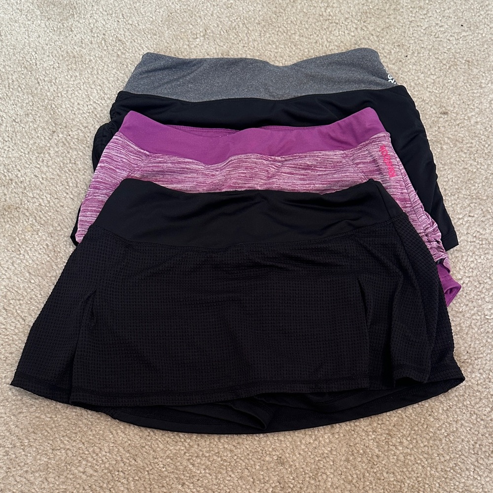 Reebok Women's Skirt Set - Black, Gray, Pink